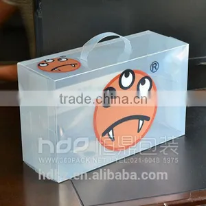 Wholesale Clear Pvc pp Pet Shoe Packaging Box thumbnail-2