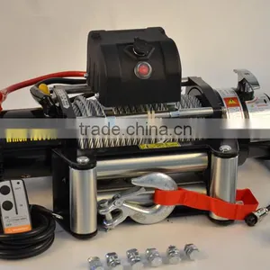 Powerful Electric Cable Pulling Winch Lifting Cable Winch 12000lb thumbnail-1