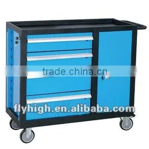Steel Heavy Tools Trolly With 4 Drawers/ Tools Cabinet thumbnail-1