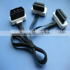 Untrathin Obd Flat Male to 2 Female Cable Obd2 Splitter Wiring Harness thumbnail-1