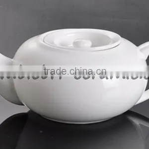 Super Plain White Ceramic Porcelain Fine Bone China Competition Coffee and Tea Pots thumbnail-1