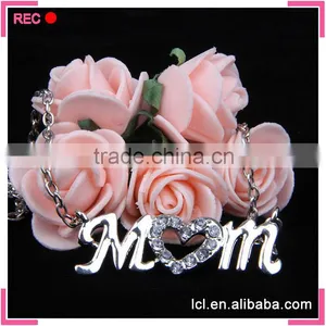 Hot Sale Imitate Silver Heart Necklaces Fashion Chinese, High Quality Beautiful Girl Necklace thumbnail-1