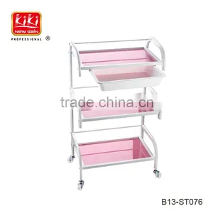 Salon Trolley Cart Spa Nail Pedicure Manicure Beauty Spa Rollers Storage Cart B13-ST076 thumbnail-1