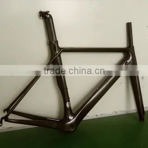 New Design Carbon Fiber 700C Road Frameset +seatpost +headset+carbon Fork thumbnail-6