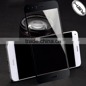 HUYSHE Anti-fingerprint Tempered 2.5D Full Cover Glass Screen Protector for Huawei Honor 8 thumbnail-4