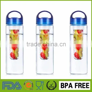 Clear Plastic Water Bottles Bpa Free Water Bottle Wholesale Fruit Infuser thumbnail-3