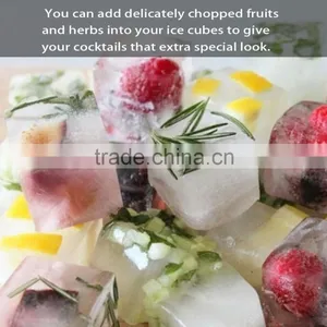 Wholesale Silicone Ice Cube Tray/Silicone Whisky Ice Mold thumbnail-3