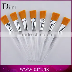 HOT Sell Clear Plastic Handle Synthetic Hair Facial Mask Brush thumbnail-3