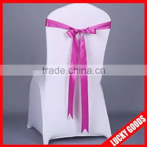 Purple Bowtie Wedding Chair Bows and Sashes Wholesale thumbnail-1