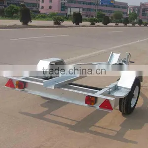 Hot Dipping Galvanized Single-Rail Motorcycle Trailer thumbnail-1