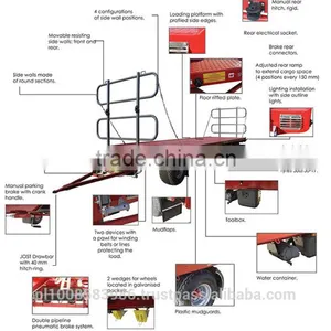 Platform Trailers for Bales T020 18t thumbnail-2
