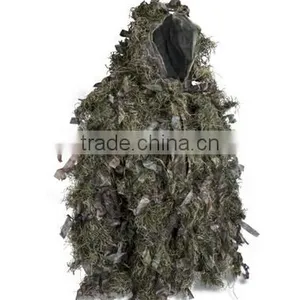 Hybrid Woodland Camouflage Ghillie Suit Lightweight thumbnail-2