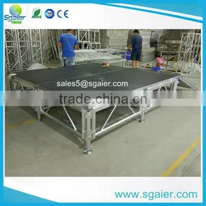 Sgaier Quick Shipping Exhibition Booth Aluminum Stage thumbnail-4