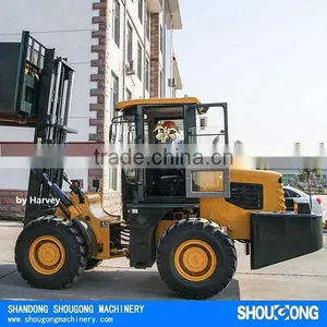 CPCY50 Articulated Forklift 5000kg Rough Terrain Truck thumbnail-1