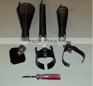 S200 Sectional Pipe Drain Cleaning Machine , Drain Cleaner Spring 2-8'' thumbnail-2