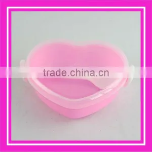 Pink Plastic School Lunch Box & Mess Tin thumbnail-1