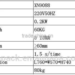 Semi Auto Plastic Strap Making Machine XN9088 thumbnail-1