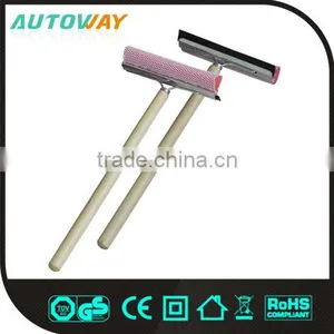 Wooden Handle 10" Car Wash Brush With Long Handle thumbnail-1