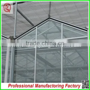 Agriculture Farm 16m Multi-span Glass Galvanized Steel Frame Greenhouse for Tomato thumbnail-6