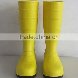 Water Resistant Yellow Cheap Price PVC Rain Boot, Safety PVC Rain Boot thumbnail-4