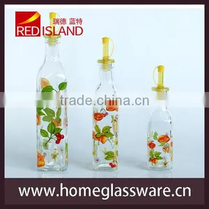 Glass Oil and Vinegar Bottle Kitchenware With Oil Nozzle thumbnail-1