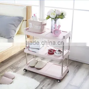 3 Tier Durable Impact and Rust-Resistant Plastic Shelves thumbnail-5