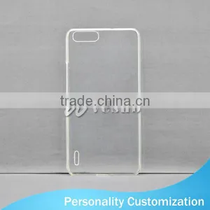 Wholesale Custom Design Light Weight Bulk 3D Clear Blank Sublimation Plastic Mobile Phone Case For Huawei Honor 6 thumbnail-2