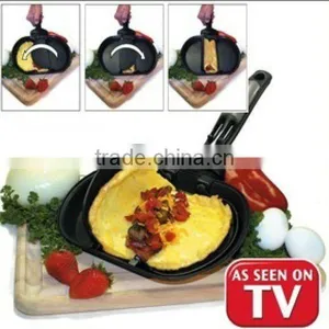 Foldable Non Stick Aluminum Egg Fry Pan thumbnail-1