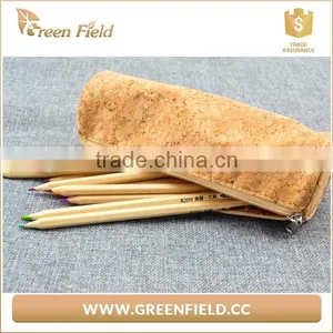 Cork Pouch Case Pencil Bag New Green Field thumbnail-2