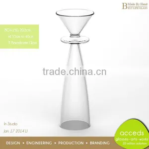 Beatiful Bar Decoration Tea Light Glass Candle Holder thumbnail-1
