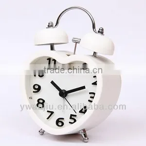 Supply Creative Retro Twin Bell Alarm Clock / Heart-shaped Alarm Clock thumbnail-1