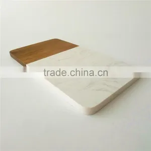 Rectangle Marble and Acacia Wood Cutting Board thumbnail-2