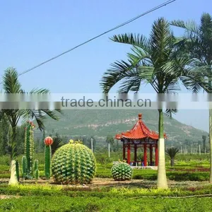 Wind Resistance UV Proof Artificial Royal Palm Tree in High Quality thumbnail-1