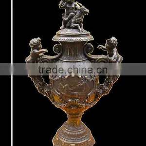 Casting Antique Bronze Vase thumbnail-1