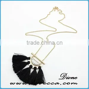 2016 European Foreign Trade Trends Jewelry Gemstone Clavicle Necklace Chain Accessories thumbnail-3