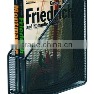 Single Compartment Metal Mesh Durable Desktop Magazine File Holder thumbnail-2