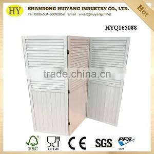 New Design Room Divider Folding Decorative Wood Screen thumbnail-1