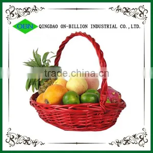 Wholesale Empty Wicker Woven Artificial Fruit Basket thumbnail-2