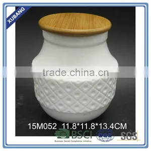 Eco-friendly Feature Canister With Bamboo Lid thumbnail-5