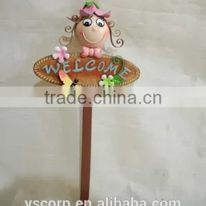 Adorable Iron Garden Stick for Garden Decor thumbnail-1