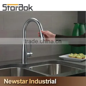 Star.aok Fashion Style Brass Water Saving Kitchen Faucet thumbnail-4