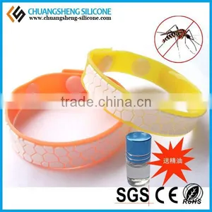 Silicone Rubber Mosquito Repellent Bracelet With Low Price From Professional Factory thumbnail-1