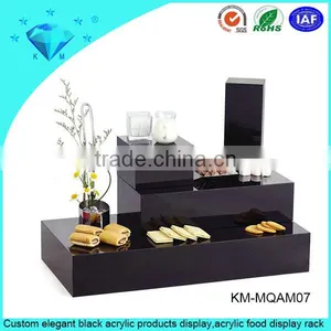 Custom Elegant Black Acrylic Products Display,acrylic Food Display Rack thumbnail-1