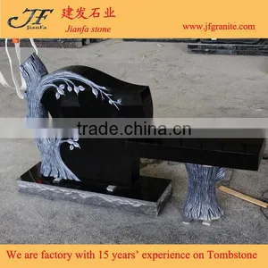 Modern Granite Tree Design Carving Monument Headstone thumbnail-3