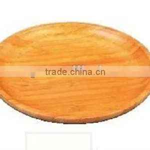 ROUND WOODEN/BAMBOO PLATE Tray thumbnail-1