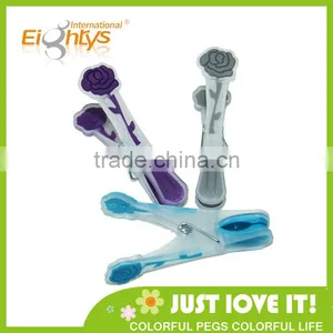 Best Selling Decorated Multifunctional Plastic High Quality Clothes Peg thumbnail-2