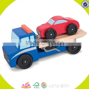 Wholesale Baby Wooden Trailer Car Toy Popular Kids Wooden Trailer Car Toy Fashion Children Wooden Trailer Car Toy W04A167 thumbnail-2
