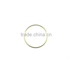 Butt Welded Steel Wire Rings ID 2.5 Inch, High Quality Bright Color Metal O Ring for Handbag Round Ring thumbnail-2