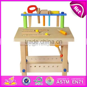 Best Educational Assemble Tools Wooden Toy Tool Bench for Children W03D043 thumbnail-6