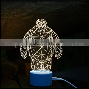 Christmas Gift Arcylic Big White Shape Led Light for Home Decoration/OEM Creative Design Led Light for Christmas Day thumbnail-1